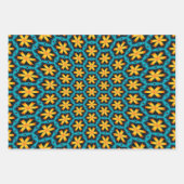 Schattige Abstract bloemenpatroon Inpakpapier Vel (Voorkant 3)