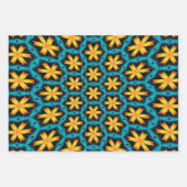 Schattige Abstract bloemenpatroon Inpakpapier Vel (Voorkant 2)