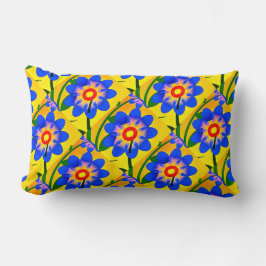 Schattige Abstract bloemenpatroon Kussen