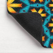 Schattige Abstract bloemenpatroon Muismat (Hoek)