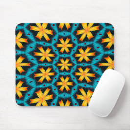 Schattige Abstract bloemenpatroon Muismat