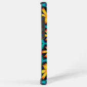 Schattige Abstract bloemenpatroon Samsung Galaxy Hoesje (Rechterkant)