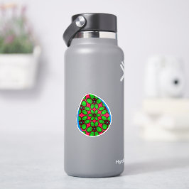 Schattige Abstract bloemenpatroon Sticker