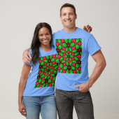 Schattige Abstract bloemenpatroon T-shirt (Unisex)