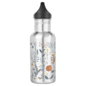 Schattige Abstract bloemig naadloos patroon Waterfles (Links)