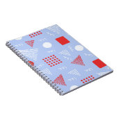 Schattige abstract patroon notitieboek (Rechterzijde)