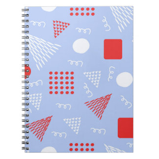 Schattige abstract patroon notitieboek