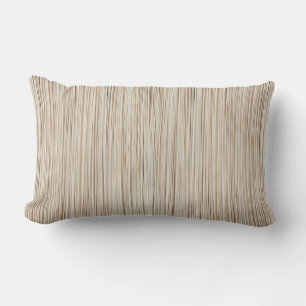 Schattige abstracte bruine lijnen ontwerp kussen