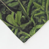 Schattige Abstracte Kleine Moose Fleece Deken (Hoek)