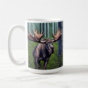 Schattige Abstracte Kleine Moose Koffiemok