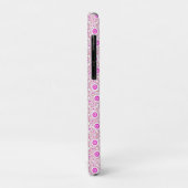 Schattige abstracte roze stippen patronen Case-Mate iPhone case (Achterkant/links)