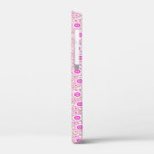 Schattige abstracte roze stippen patronen Case-Mate iPhone case (Achterkant / Links)