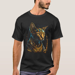 Schattige Abyssijnse Kat Liefhebber Farao Abyssijn T-shirt