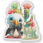 Schattige Adelaar Sticker (Voorkant)