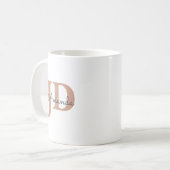 Schattige advocaat JD afstuderen gepersonaliseerde Koffiemok (Voorkant links)