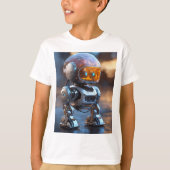 Schattige aectiet, robot t-shirt (Voorkant)