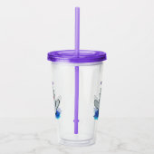 Schattige afbeelding van poreuze cartoon acryl drinkbeker (Rechts)