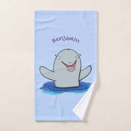 Schattige afbeelding van poreuze cartoon bad handdoek (Handdoek)