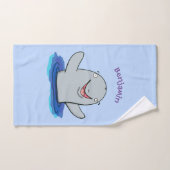 Schattige afbeelding van poreuze cartoon bad handdoek (Handdoek)