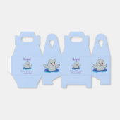 Schattige afbeelding van poreuze cartoon bedankdoosjes (Uitgevouwen)