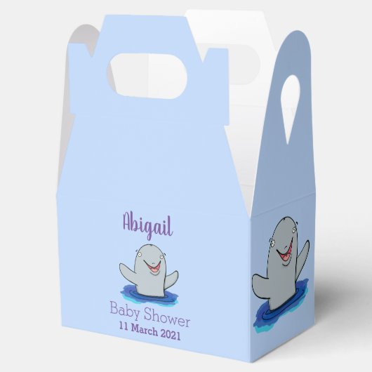 Schattige afbeelding van poreuze cartoon bedankdoosjes (Geopend)