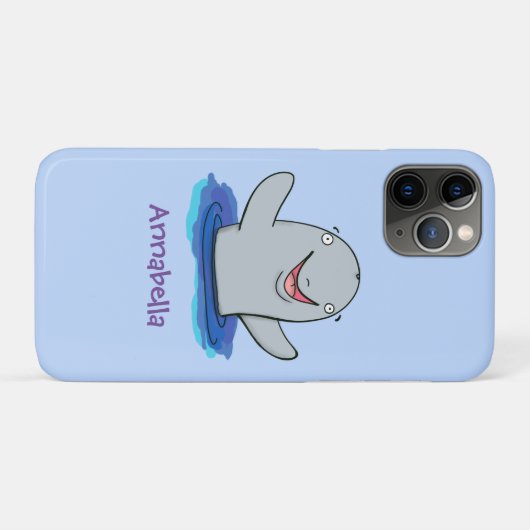 Schattige afbeelding van poreuze cartoon Case-Mate iPhone case (Achterkant (horizontaal))