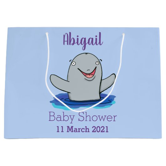 Schattige afbeelding van poreuze cartoon groot cadeauzakje (Voorkant)