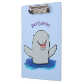 Schattige afbeelding van poreuze cartoon klembord (Links)