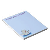 Schattige afbeelding van poreuze cartoon notitieblok (Schuin)