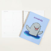 Schattige afbeelding van poreuze cartoon planner (Display)