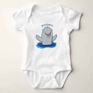 Schattige afbeelding van poreuze cartoon romper