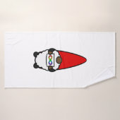 Schattige Afrikaans-Amerikaanse Gnome met Neurodiv Badhanddoek (Badhanddoek)