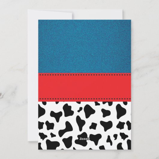 Schattige Afrikaans kind cowboy-uitnodiging Feestdagenkaart (Achterkant)