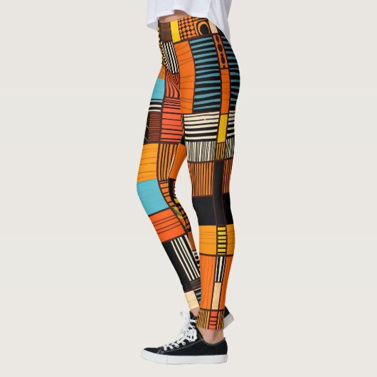 Schattige Afrikaans Print Leggings (Links)