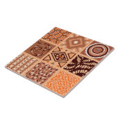 Schattige Afrikaans stijlpatroon Tegeltje (Zijkant)