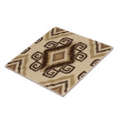 Schattige Afrikaans stijlpatroon Tegeltje (Zijkant)