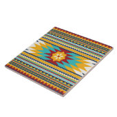 Schattige Afrikaans stijlpatroon Tegeltje (Zijkant)