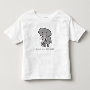 Schattige-Afrikaanse olifant - Dierenvriend - Bedr Kinder Shirts