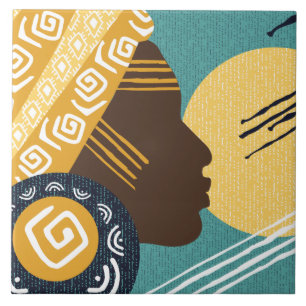 Schattige-Afrikaanse stijl Tegeltje