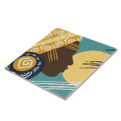 Schattige-Afrikaanse stijl Tegeltje (Zijkant)