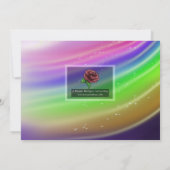 Schattige Afro-Amerikaans Fairy Verjaardagsfeest Kaart (Achterkant)