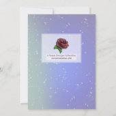 Schattige Afro-Amerikaans Prinses Verjaardagsfeest Kaart (Achterkant)