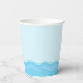 Schattige Afro-Amerikaanse piratenjongen in het ro Papieren Bekers (Achterkant)