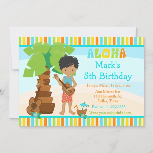 Schattige Afro-Amerikaanse verjaardagsfeestje voor Kaart (Voorkant)