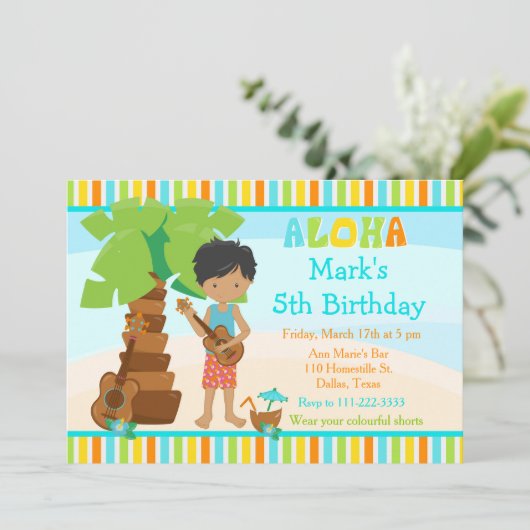 Schattige Afro-Amerikaanse verjaardagsfeestje voor Kaart (Staand voorkant)