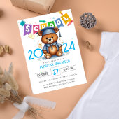 Schattige Afstudeerder beer Kleuterschool Afstuder Kaart