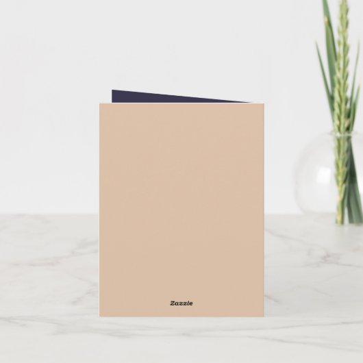 Schattige Afstuderen Bericht toevoegen Monkey Kaart (Achterkant)