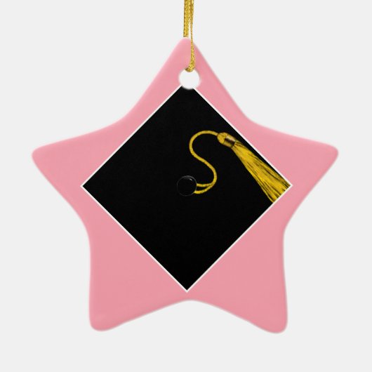 Schattige Afstuderen Cadeau Keramisch Ornament (Achterkant)