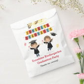 Schattige Afstuderen Favor Tassen met Boy Girl Jum Bedankzakje (Gezegeld)