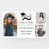 Schattige Afstuderen foto collage banner (Horizontaal)